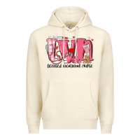 Sandshell lvn licensed vocational nurse valentine's day Premium Hoodie - MaliasSmallBusiness