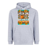 Heather Grey love fall Heavyweight Hoodie - Artiststas