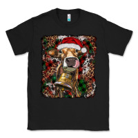 Black christmas heifer with leoard and cowhide Classic Tee - RanaPortraitStore