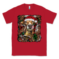 Red christmas heifer with leoard and cowhide Classic Tee - RanaPortraitStore