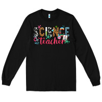 Black science teacher Long Sleeve Tee - Zillion Design Studio