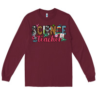 Burgundy science teacher Long Sleeve Tee - Zillion Design Studio