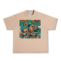 Burro cowgirl sunflower turquoise Urban Heavy Tee - RanaPortraitStore
