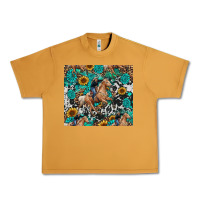 Peanut Butter cowgirl sunflower turquoise Urban Heavy Tee - RanaPortraitStore