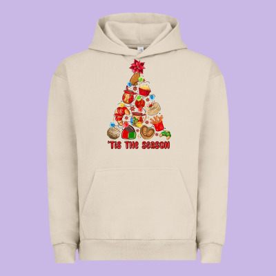 Tis The Season Mexican Christmas Urban Hoodie Designed By Maliassmallbusiness