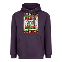 Plum Merry And Bright Heavyweight Hoodie - Artiststas