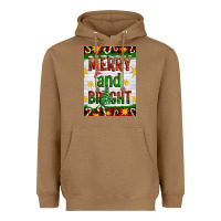 Toasted Coconut Merry And Bright Heavyweight Hoodie - Artiststas