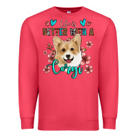 Cardinal life is better with a corgi Premium Sweatshirt - Jasminsmagicworld