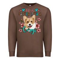 Chestnut life is better with a corgi Premium Sweatshirt - Jasminsmagicworld