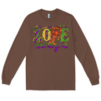Chestnut love with crawfish mardi gras Long Sleeve Tee - RanaPortraitStore