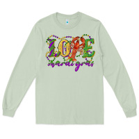Matcha love with crawfish mardi gras Long Sleeve Tee - RanaPortraitStore