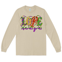 Mushroom love with crawfish mardi gras Long Sleeve Tee - RanaPortraitStore
