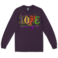 Plum love with crawfish mardi gras Long Sleeve Tee - RanaPortraitStore