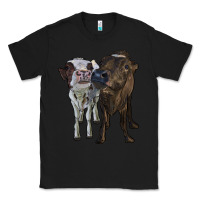 Black two heifer cows Classic Tee - RanaPortraitStore