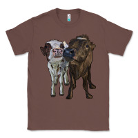 Chestnut two heifer cows Classic Tee - RanaPortraitStore
