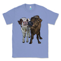 Colony Blue two heifer cows Classic Tee - RanaPortraitStore