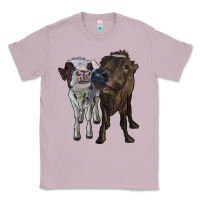 Lilac two heifer cows Classic Tee - RanaPortraitStore