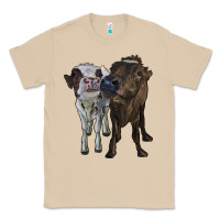 Mushroom two heifer cows Classic Tee - RanaPortraitStore