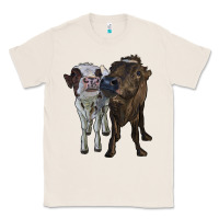 Natural two heifer cows Classic Tee - RanaPortraitStore