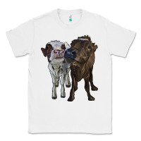 White two heifer cows Classic Tee - RanaPortraitStore