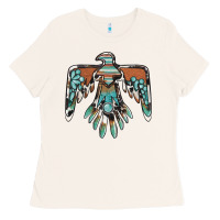 Bone thunderbird with gemstone Ladies Tee - BarkalooDesign