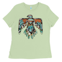 Matcha thunderbird with gemstone Ladies Tee - BarkalooDesign