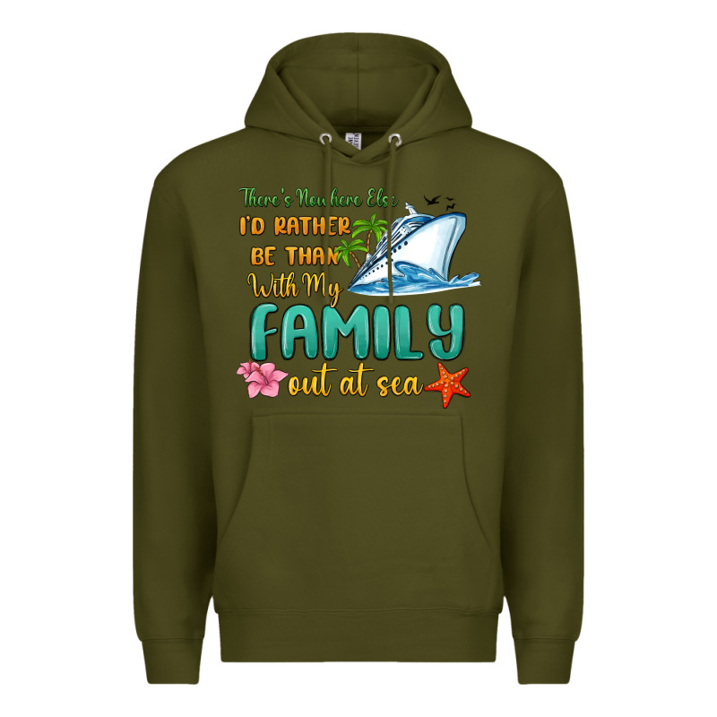 There's Nowhere Else I'd Rather Be Than With My Fa Premium Hoodie by MaliasSmallBusiness | Teevron
