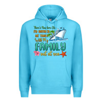 Ocean Blue there's nowhere else i'd rather be than with my fa Premium Hoodie - MaliasSmallBusiness