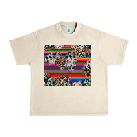Sandshell cowhide leopard serape Urban Heavy Tee - RanaPortraitStore