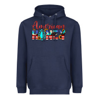 Navy american honey Heavyweight Hoodie - JahusDesignShop