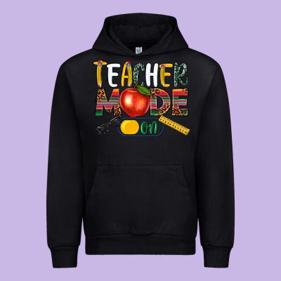 Teacher Mode On Urban Hoodie Designed By Nancycooperartshop