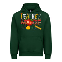 Forest Green teacher mode on Urban Hoodie - NancyCooperArtShop
