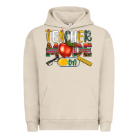 Pigment French Oak teacher mode on Urban Hoodie - NancyCooperArtShop