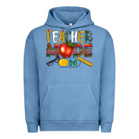 Pigment Pebble Blue teacher mode on Urban Hoodie - NancyCooperArtShop