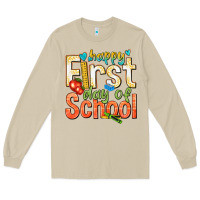 Mushroom happy first day of school Long Sleeve Tee - texasbilliewilder