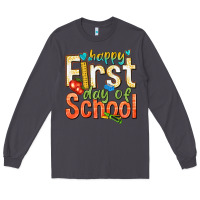 Smoke happy first day of school Long Sleeve Tee - texasbilliewilder