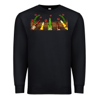 Black beer party for christmas Premium Sweatshirt - AdoDesignShop