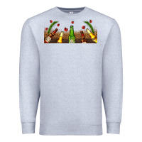 Heather Grey beer party for christmas Premium Sweatshirt - AdoDesignShop