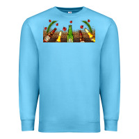 Ocean Blue beer party for christmas Premium Sweatshirt - AdoDesignShop