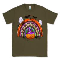 Army Green halloween rainbow Classic Tee - Zillion Design Studio
