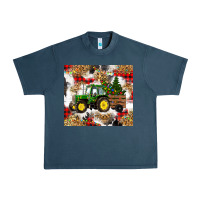 Christmas Farm Tractor Urban Heavy Tee | Teevron