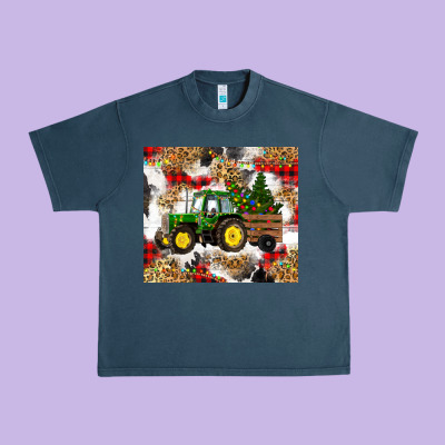 Urban Heavy Tee christmas farm tractor