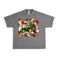 Tornado christmas farm tractor Urban Heavy Tee - RanaPortraitStore