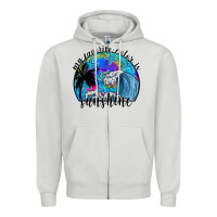 Dove Grey my favorite color is sunshine Zipper Hoodie - SublimationCraftShop
