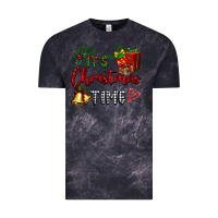 Cloud Black it's Christmas time Vintage Tee - BarkalooDesign