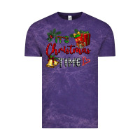 Cloud Purple it's Christmas time Vintage Tee - BarkalooDesign