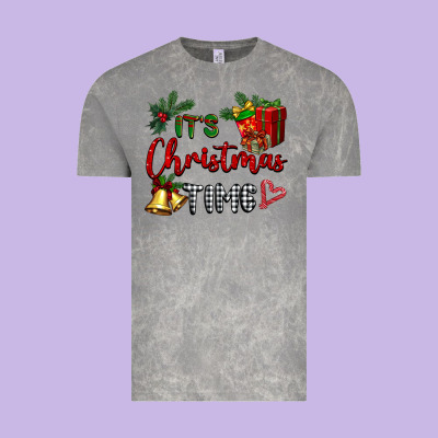 It's Christmas Time Vintage Tee Designed By Barkaloodesign