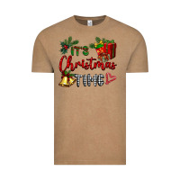 Vintage Coffee it's Christmas time Vintage Tee - BarkalooDesign