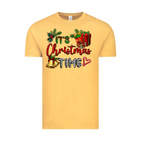 Vintage Mustard it's Christmas time Vintage Tee - BarkalooDesign