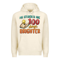 Tofu my students 100 days brighter Premium Hoodie - MaliasSmallBusiness